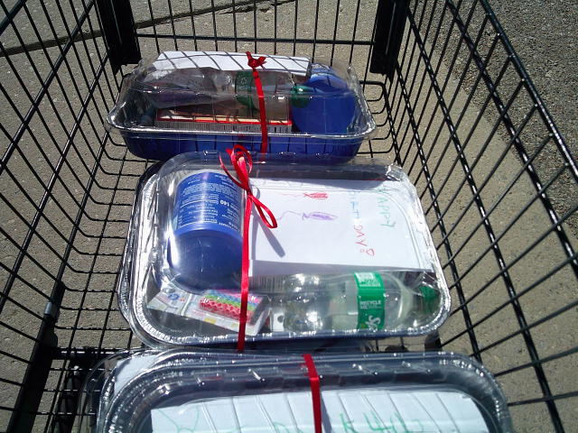 Three birthday cake supplies pans.